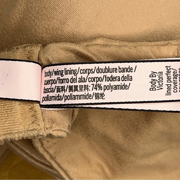 32DDD VICTORIAS SECRET BEIGE BRA UNDERWIRE LINED PERFECT COVERAGE - Picture 8 of 10
